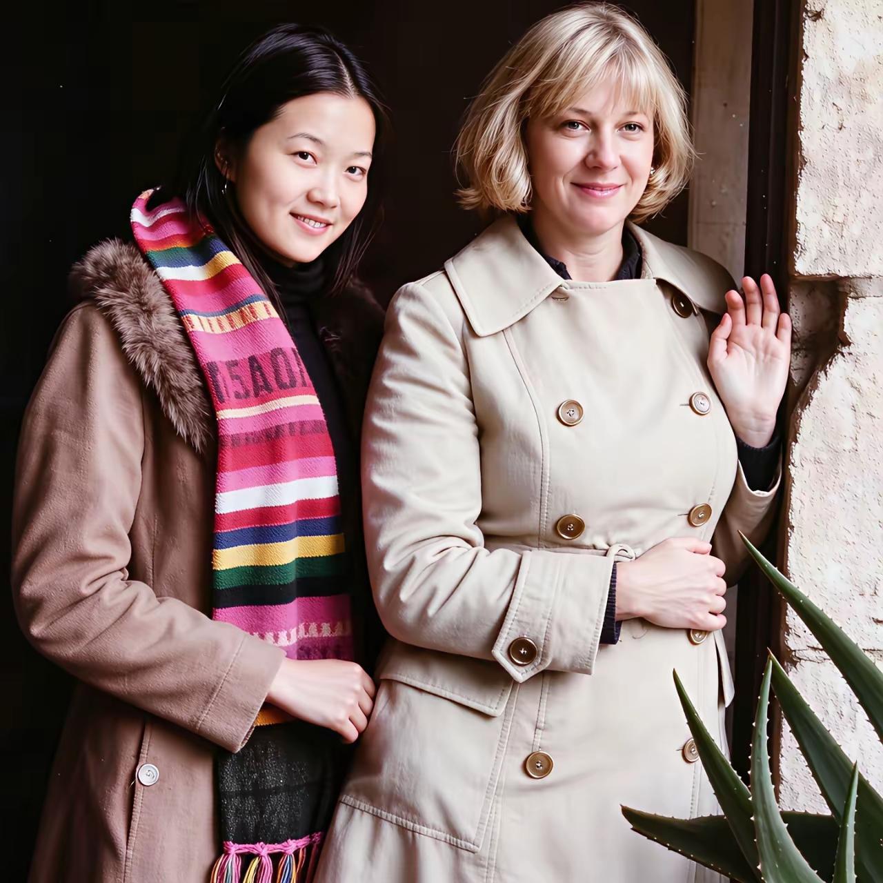 嗨！你别说，年轻时候的洪晃长的还真漂亮，有点儿她妈妈章含之的风范。怪不得那时陈凯