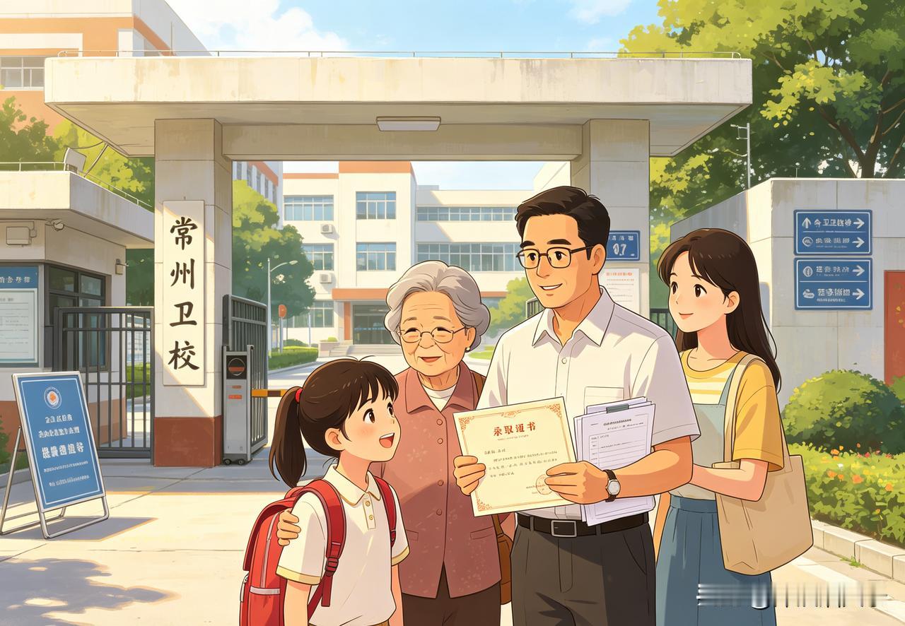 悬了半个月的心总算落地，谁家孩子中考完等录取不煎熬？

前段时间查到闺女被常州卫