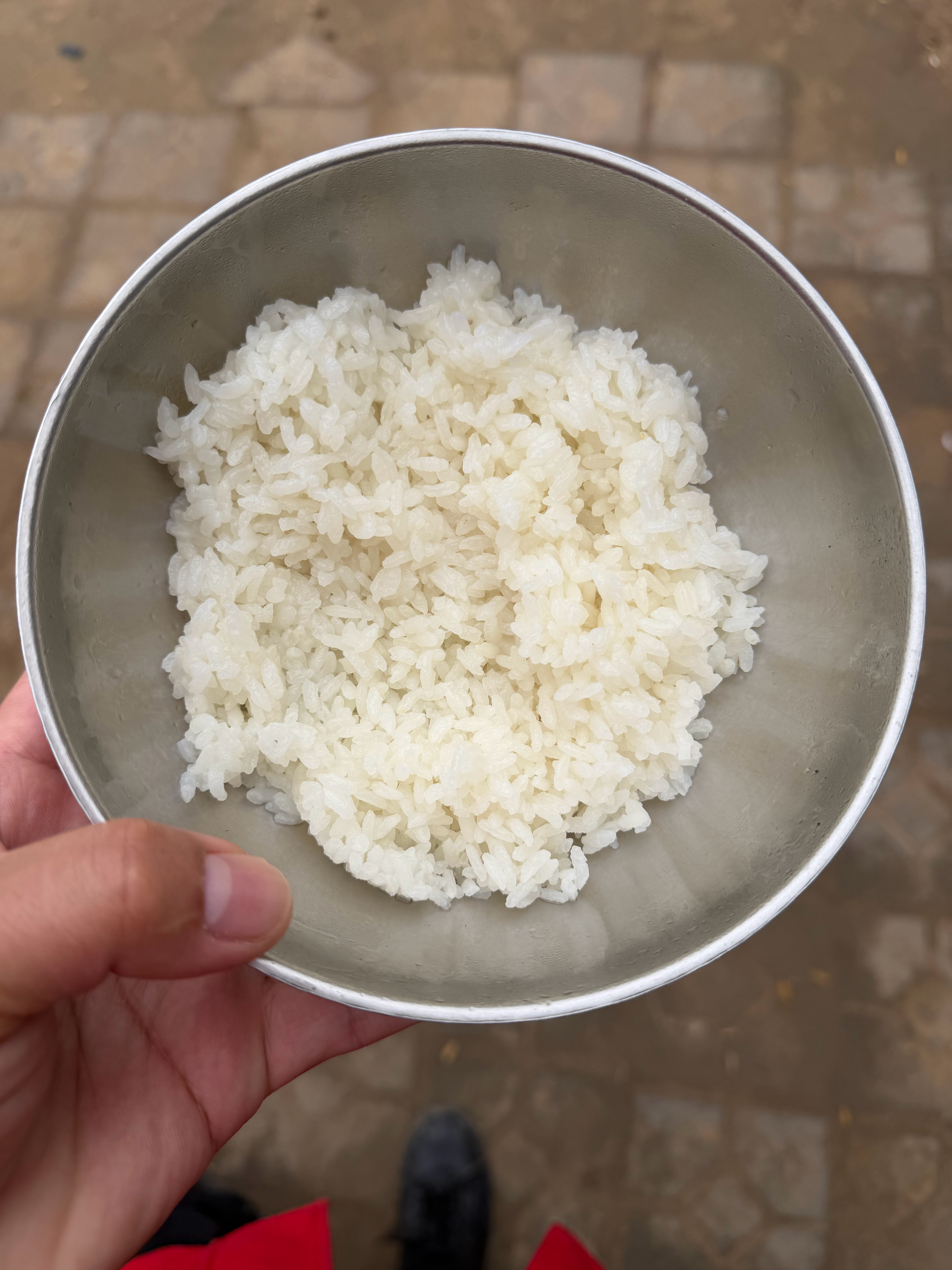 好久好久好久，早餐没有吃蒸米饭了，一直都是吃馒头 