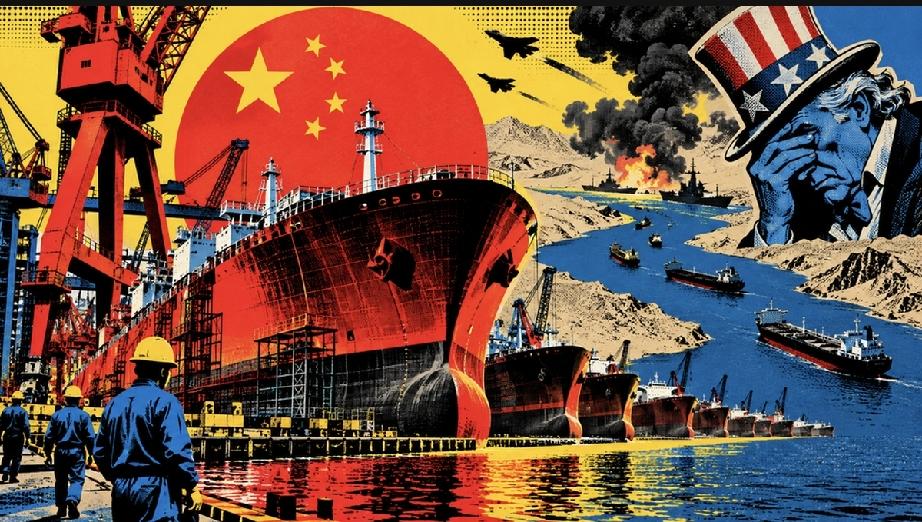 日经新闻最近曝出一组让美国尴尬的数据：
2026年上半年，中国造船业新接订单量暴