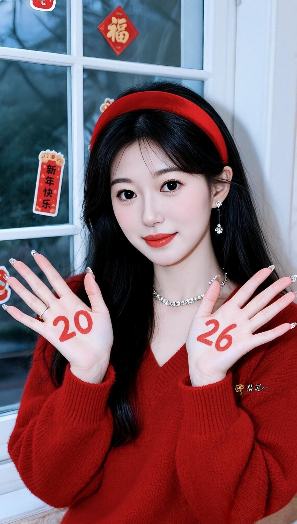 把2026捧在手心，携一抹中国红，奔赴马年的万千欢喜与坦途。祝大家新年快乐，咱们