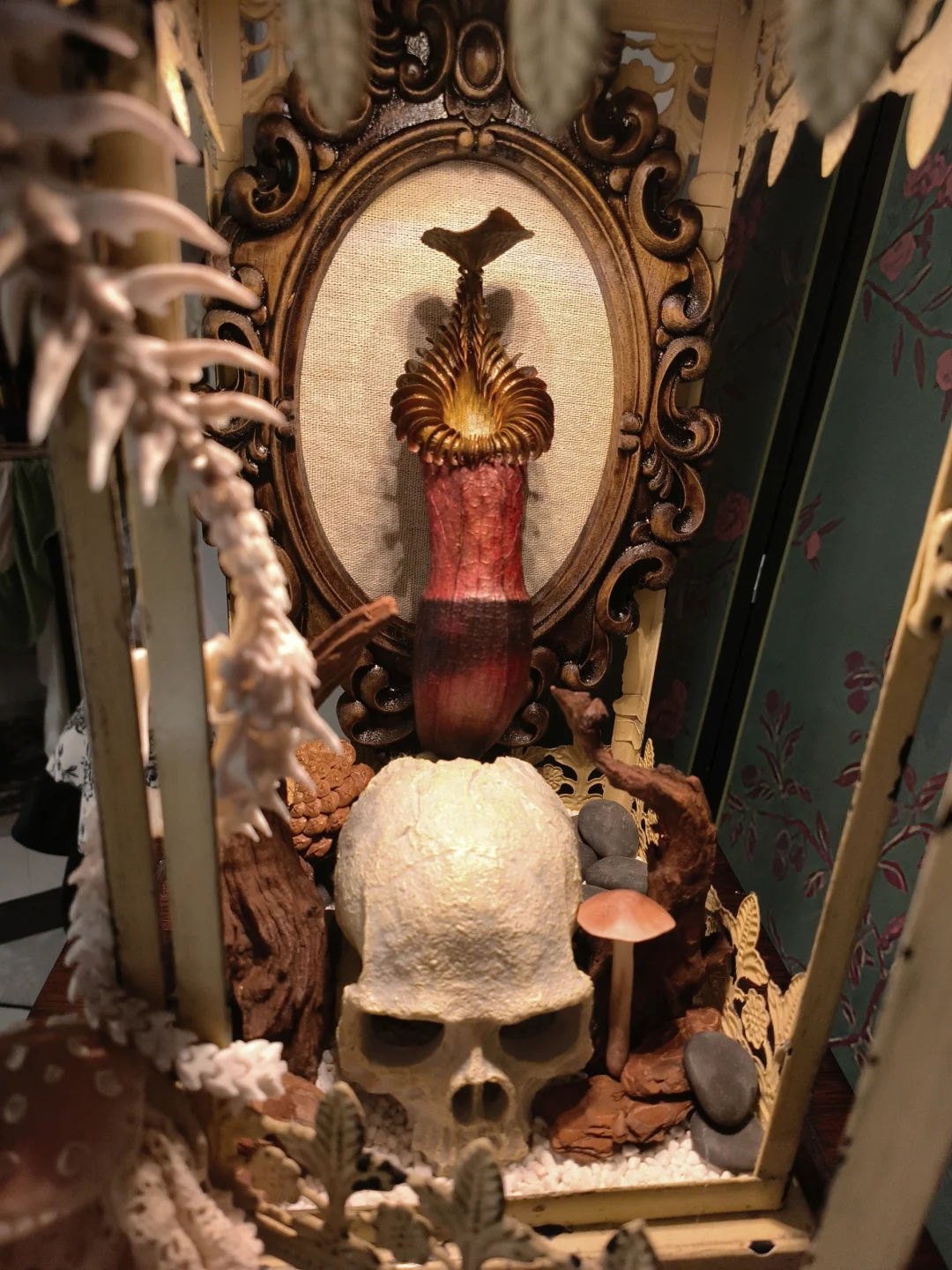 我的又一个猪笼草标本风灯【雏形版】