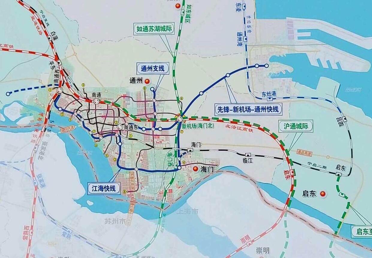 南通地铁3号线，还会有吗？或许江海快线更加现实？

今天，无意中看到有人在群里讨