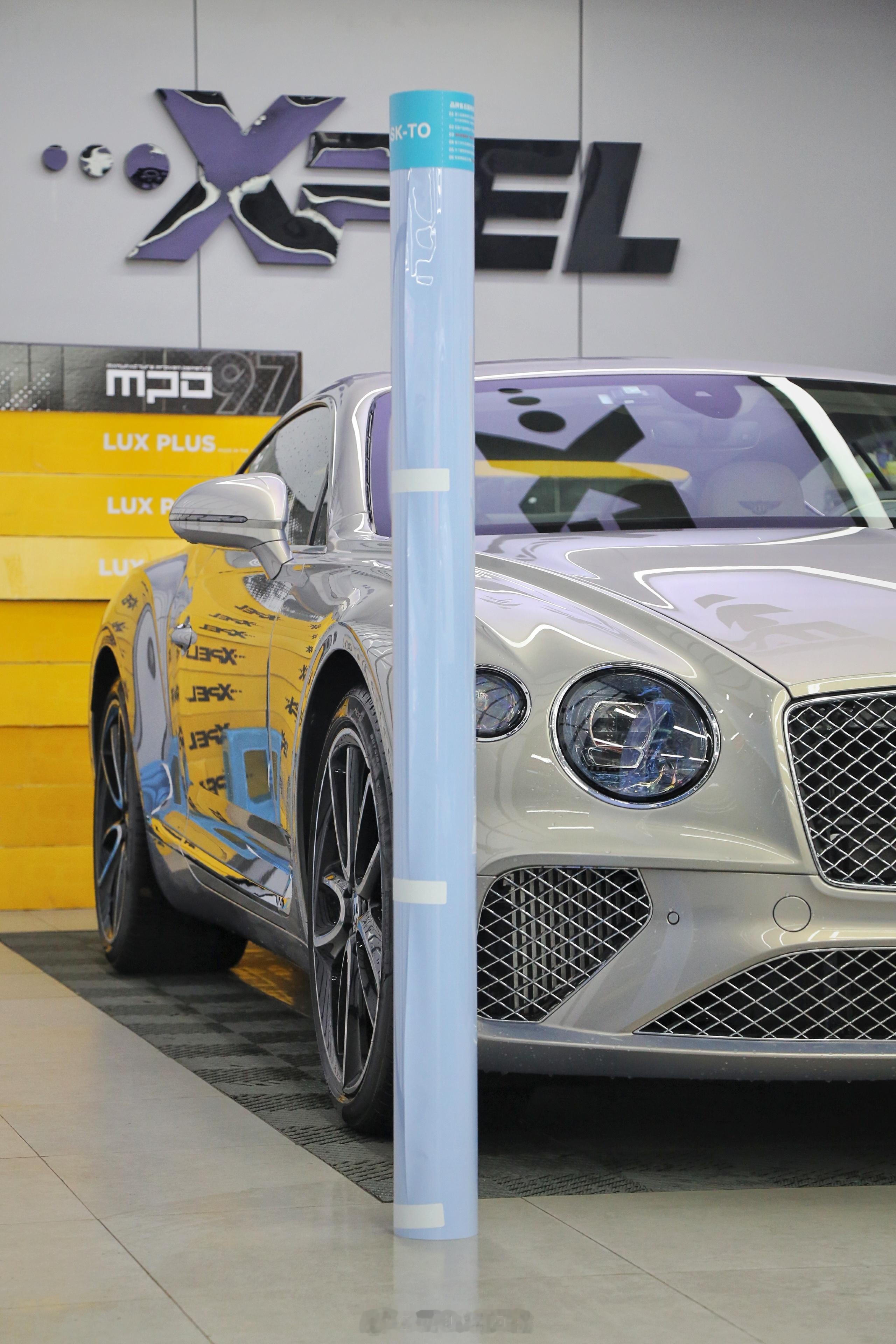 北京今日店内改色作业--宾利欧陆GT马卡龙迷雾蓝🩵  ​​​