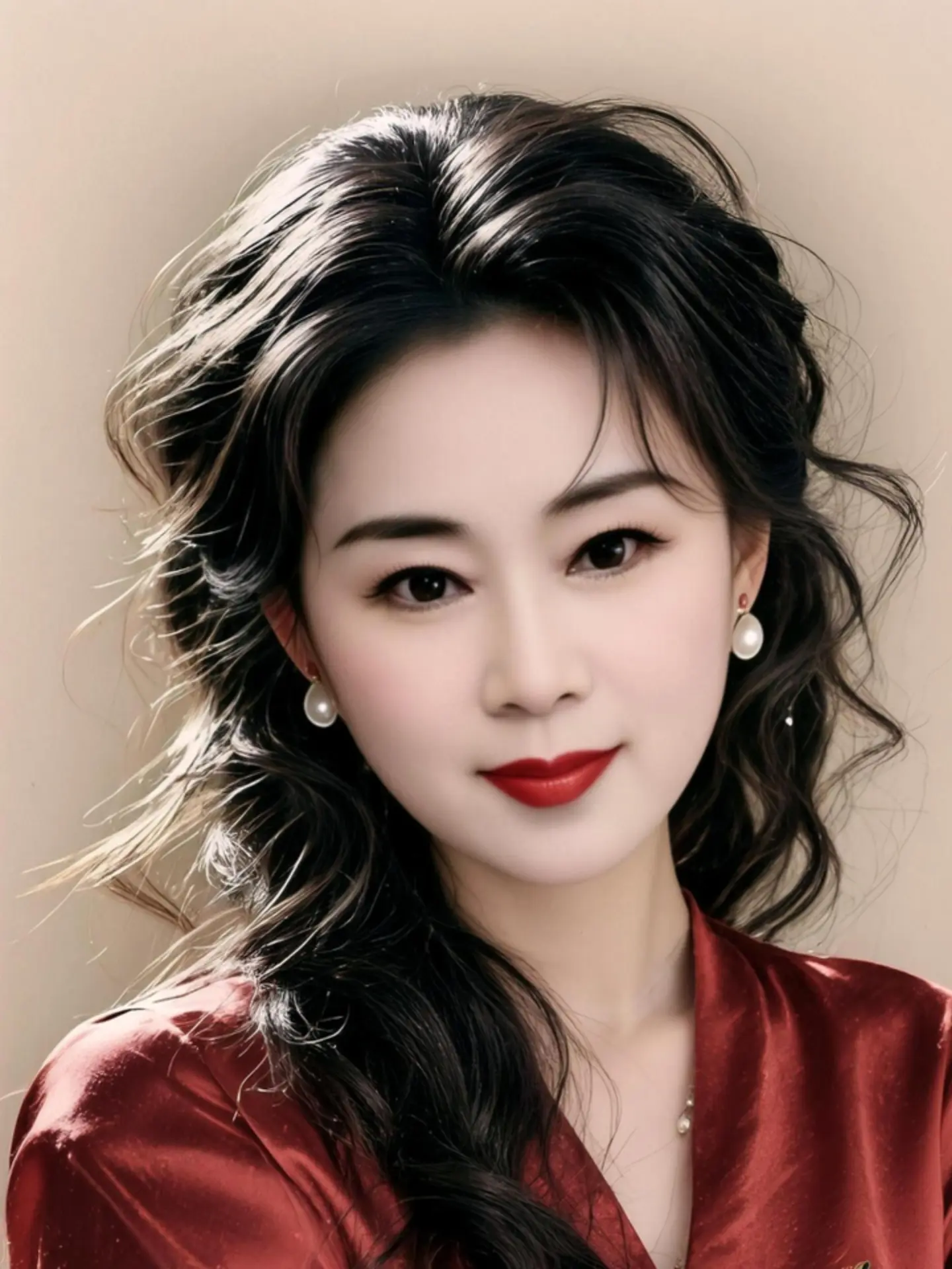 AI港风美人像 ai创作