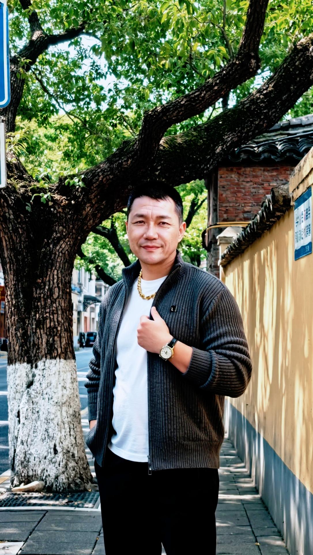 AI型男街景照