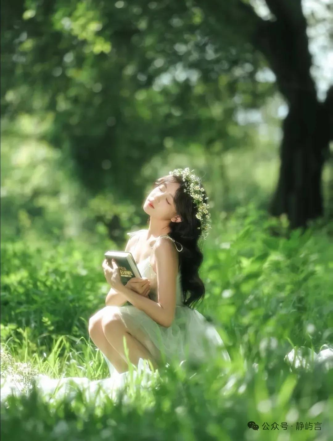共享美人靓照绿色好心情分享唯美的美照 美女的美丽瞬间分享