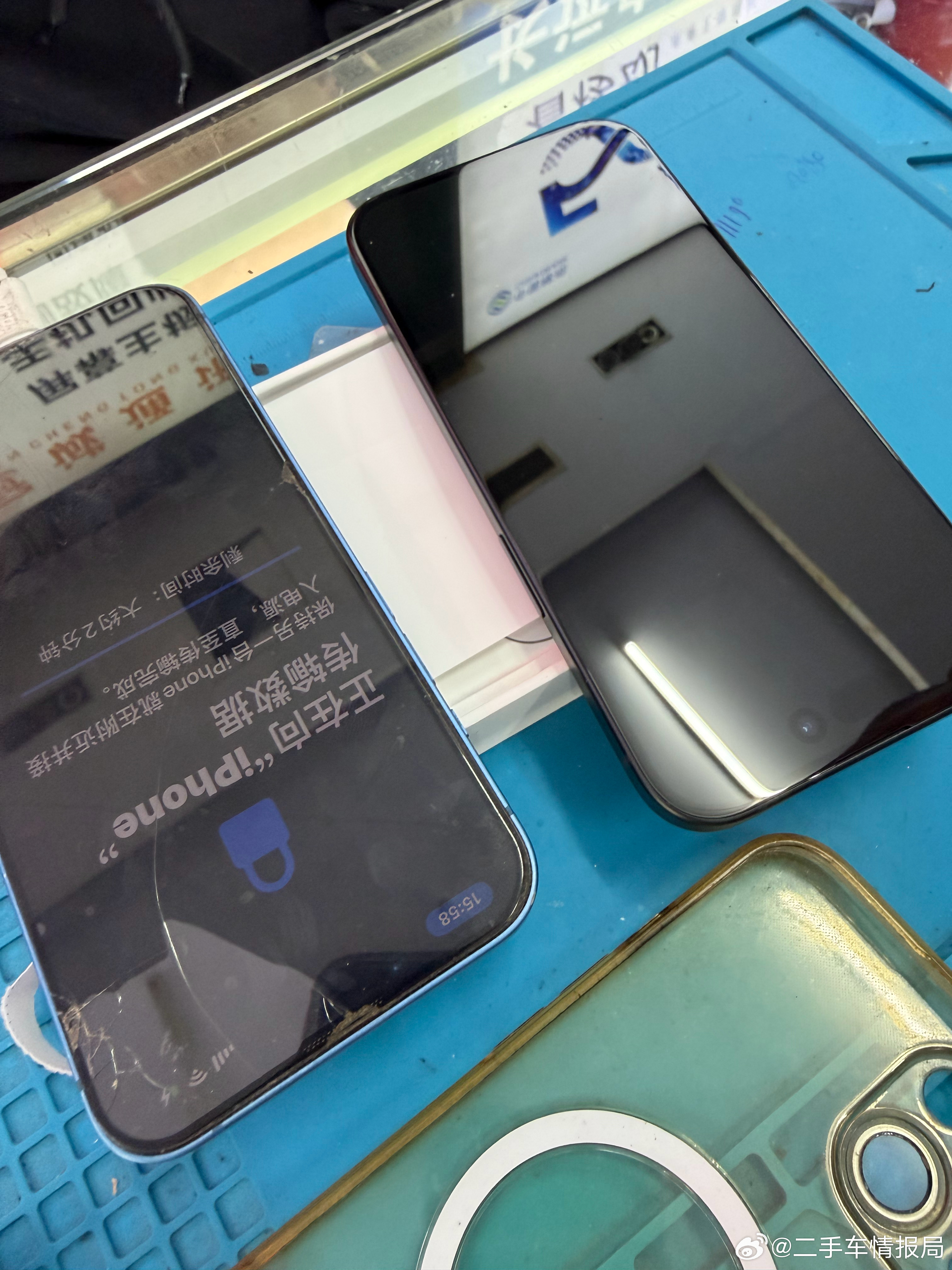 我大哥手机坏了，他买了个新机iPhone 153750，我看了二手还要3000多