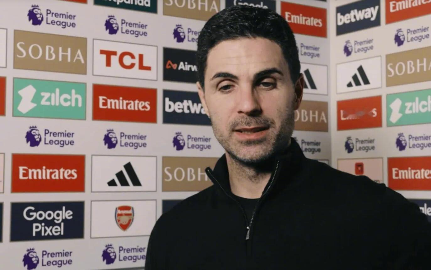 阿森纳2比0布伦特福德 赛后，阿森纳主帅阿尔特塔接受俱乐部电视台的采访。“阿森纳