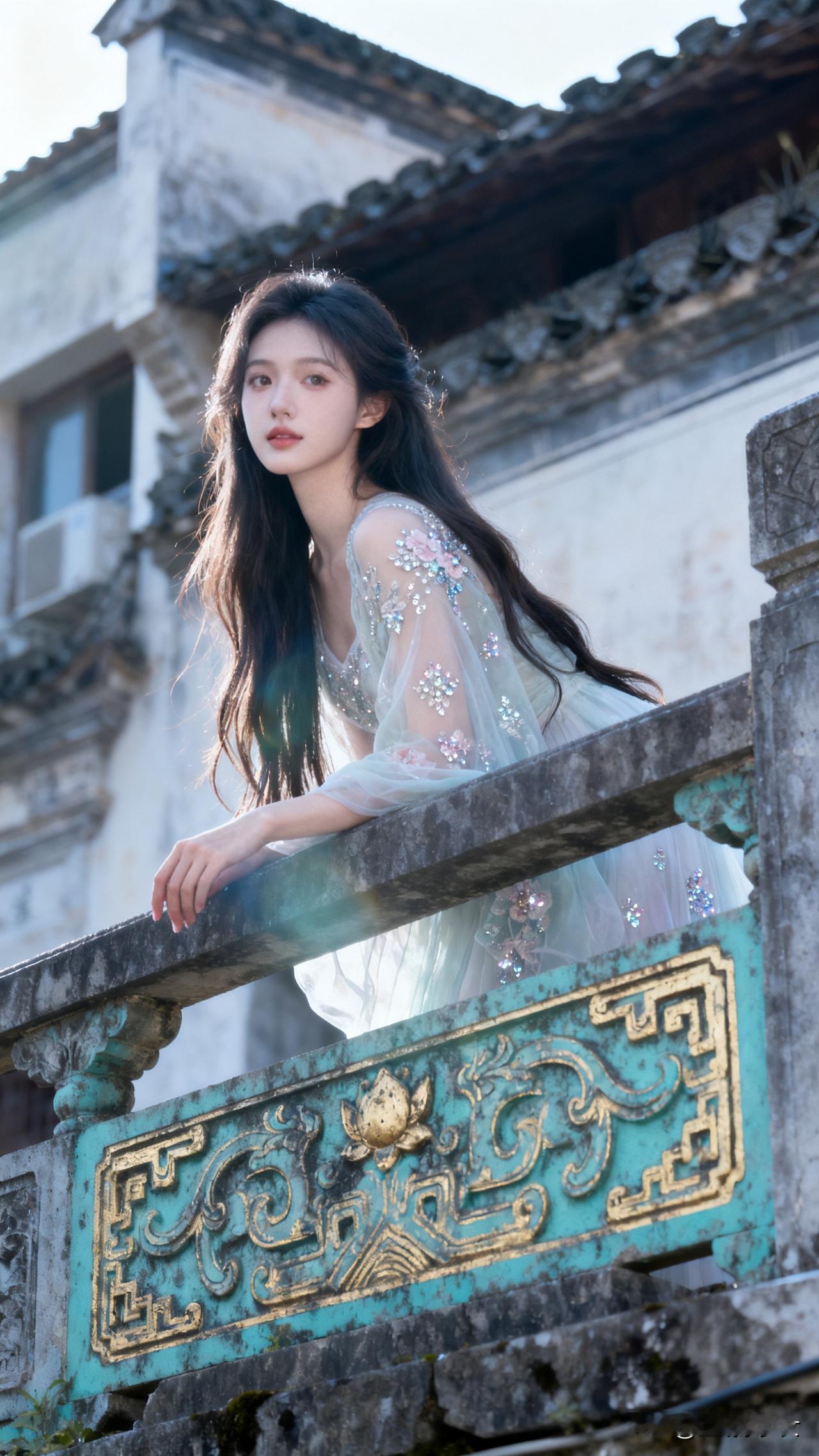 古装美人，气质优雅。古风摄影研习社