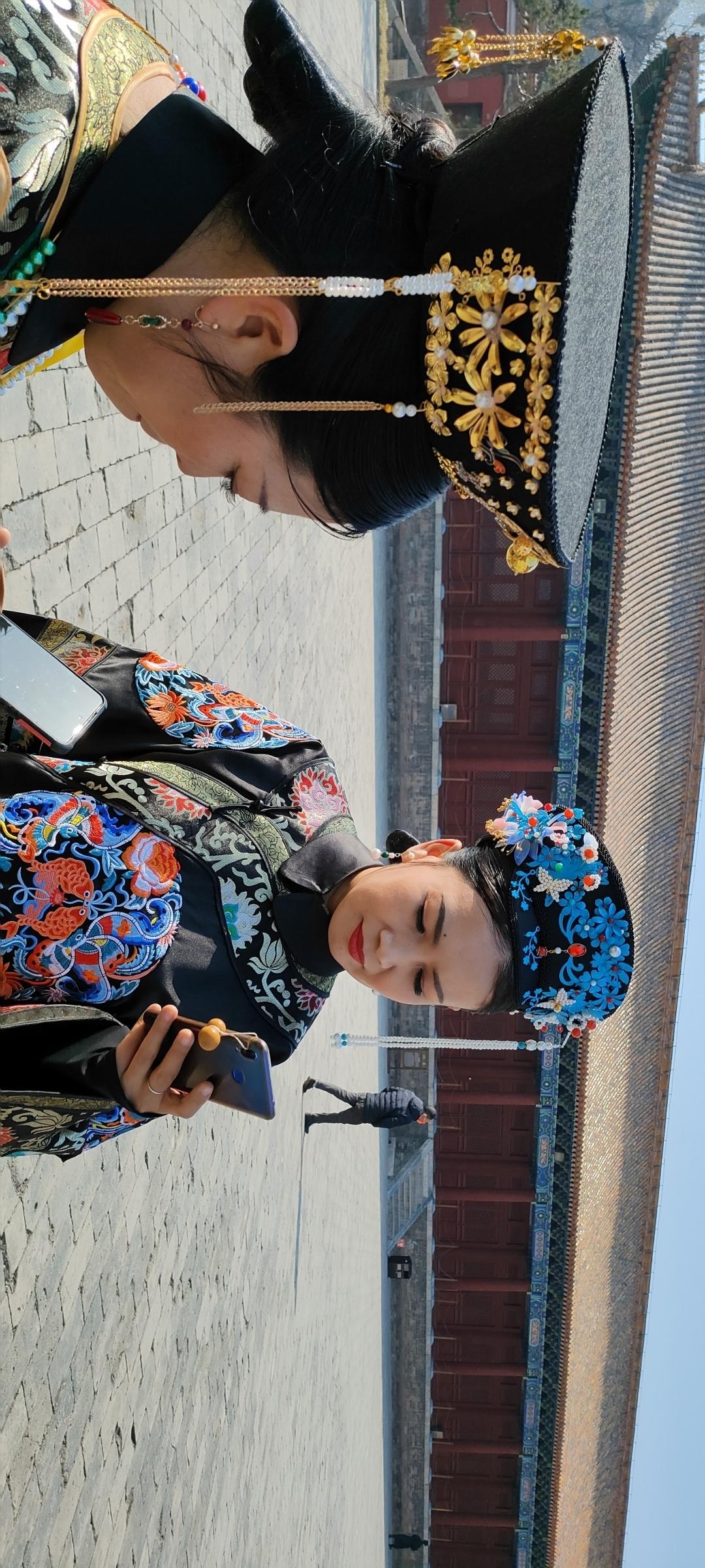 打卡故宫，古风穿搭，手机自拍，美照分享