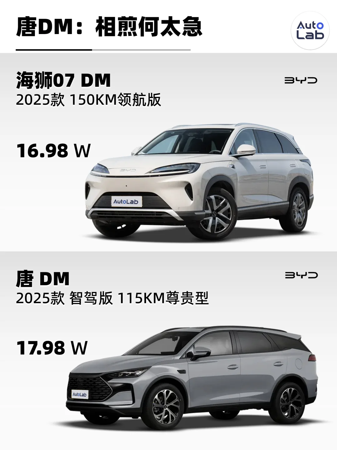 海狮07 DM：不要只看前脸