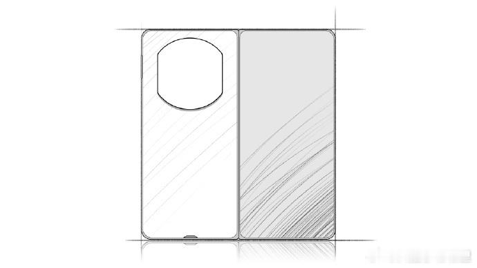 华为Mate X7 终于有动静了！爆料的手绘稿有三个deco设计，你最希望 Ma