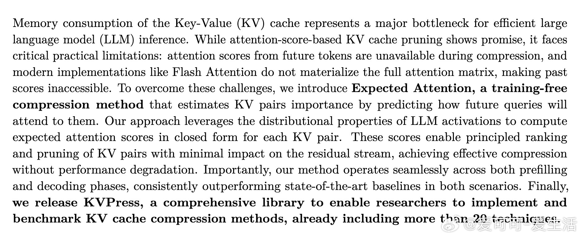 [LG]《Expected Attention: KV Cache Compre