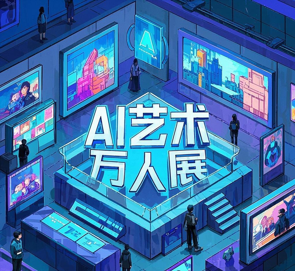 AI艺术对传统艺术有一定的冲击，但也带来了新的机遇。 AI艺术万人展  AI能快