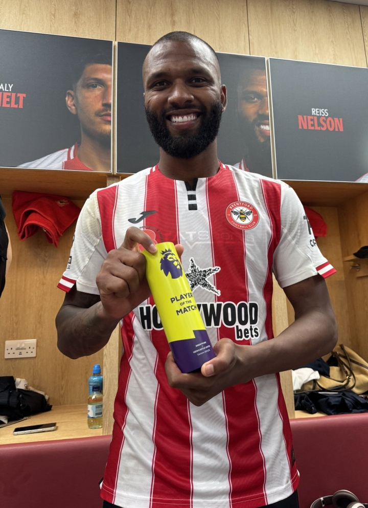 24岁伊戈尔11轮8球英超排第2，身价2200万大中锋。英超第11轮，布伦特福德