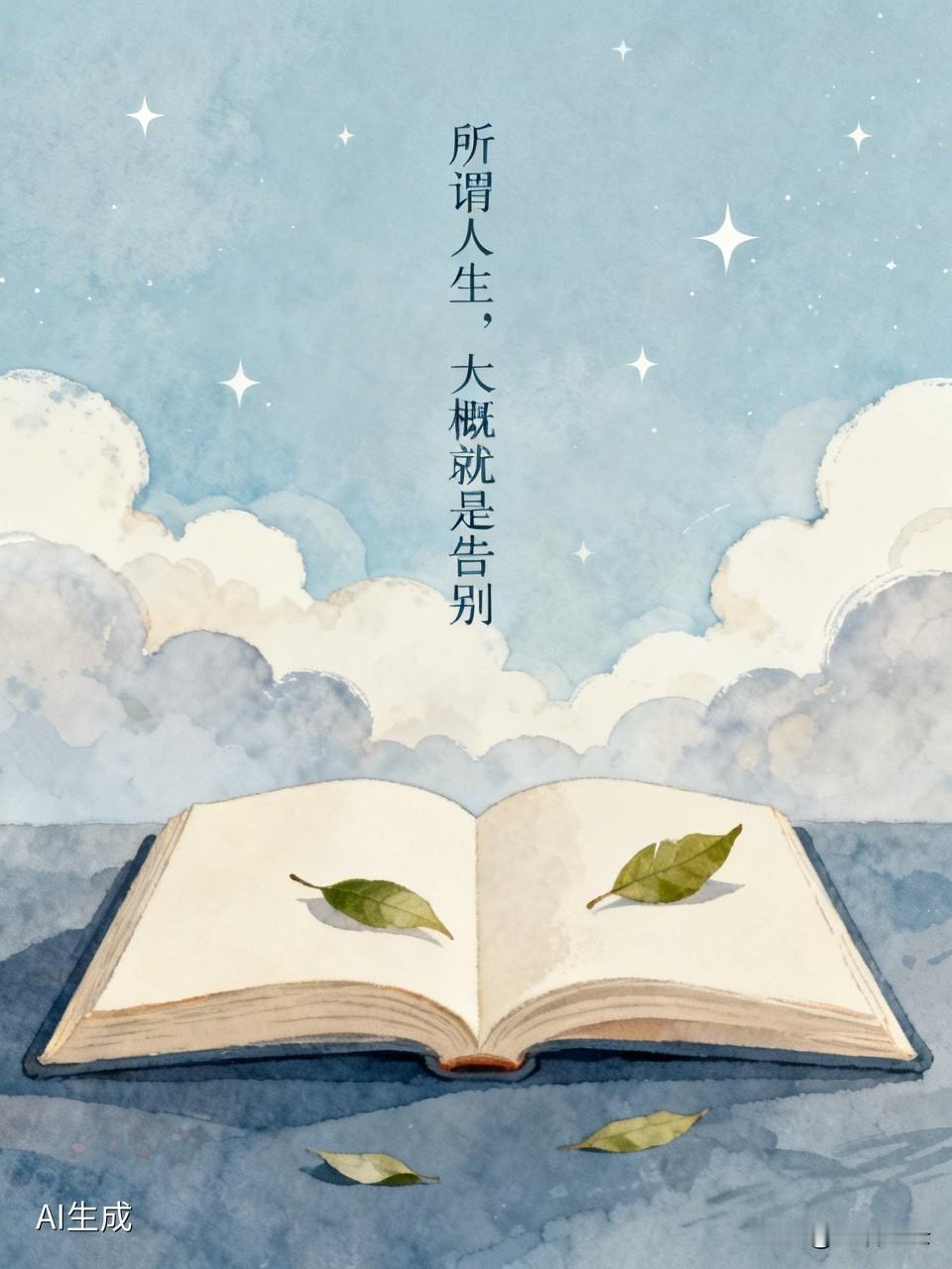 所谓人生
大概就是告别
一个又一个昨天
或开心或悲伤
但不管你的情绪如何
每个人