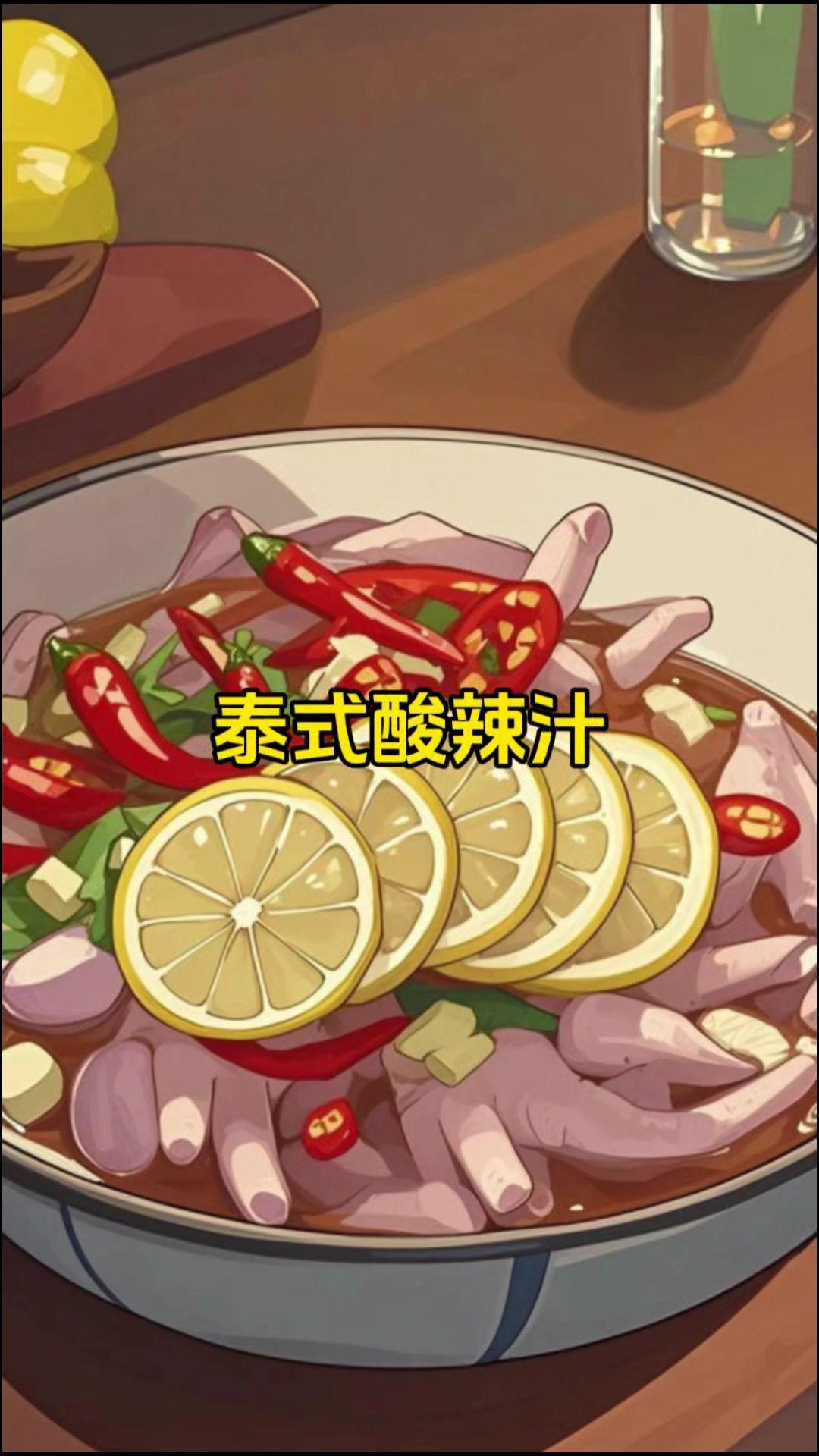 酸酸辣辣的美食凉拌菜