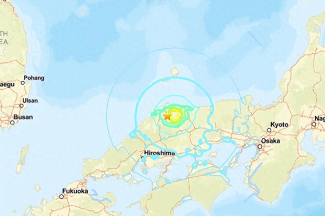 日本 20 分钟连震 6 次！

当地时间 1 月 6 日上午，日本本州西部岛根