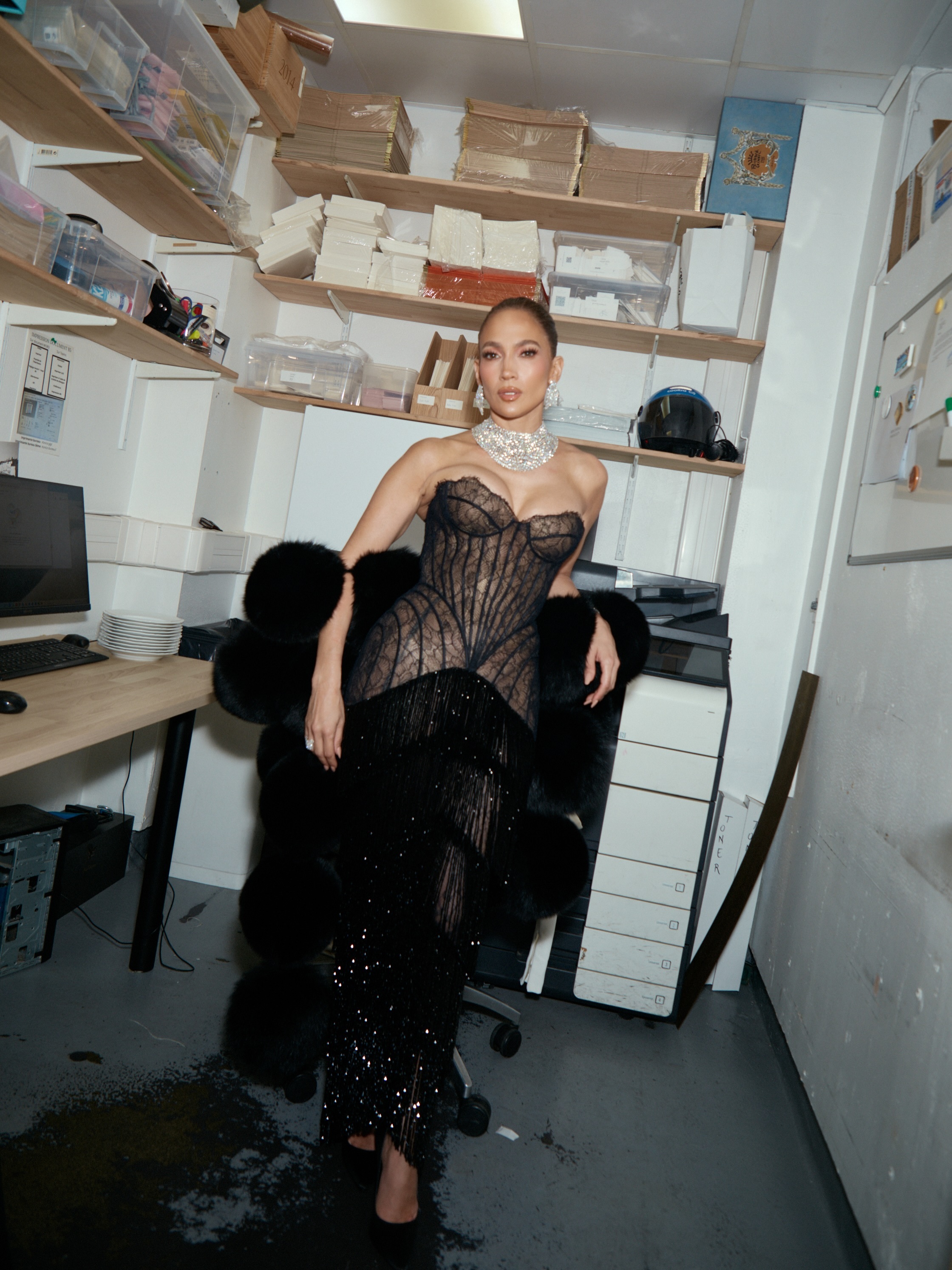 Jennifer Lopez in Tamara Ralph 2026秋冬定制系