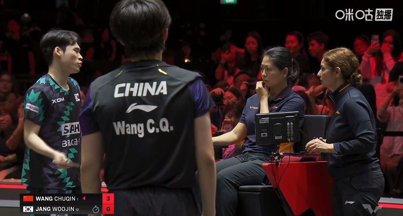 张禹珍不想打了 最后还是叫了医疗暂停 