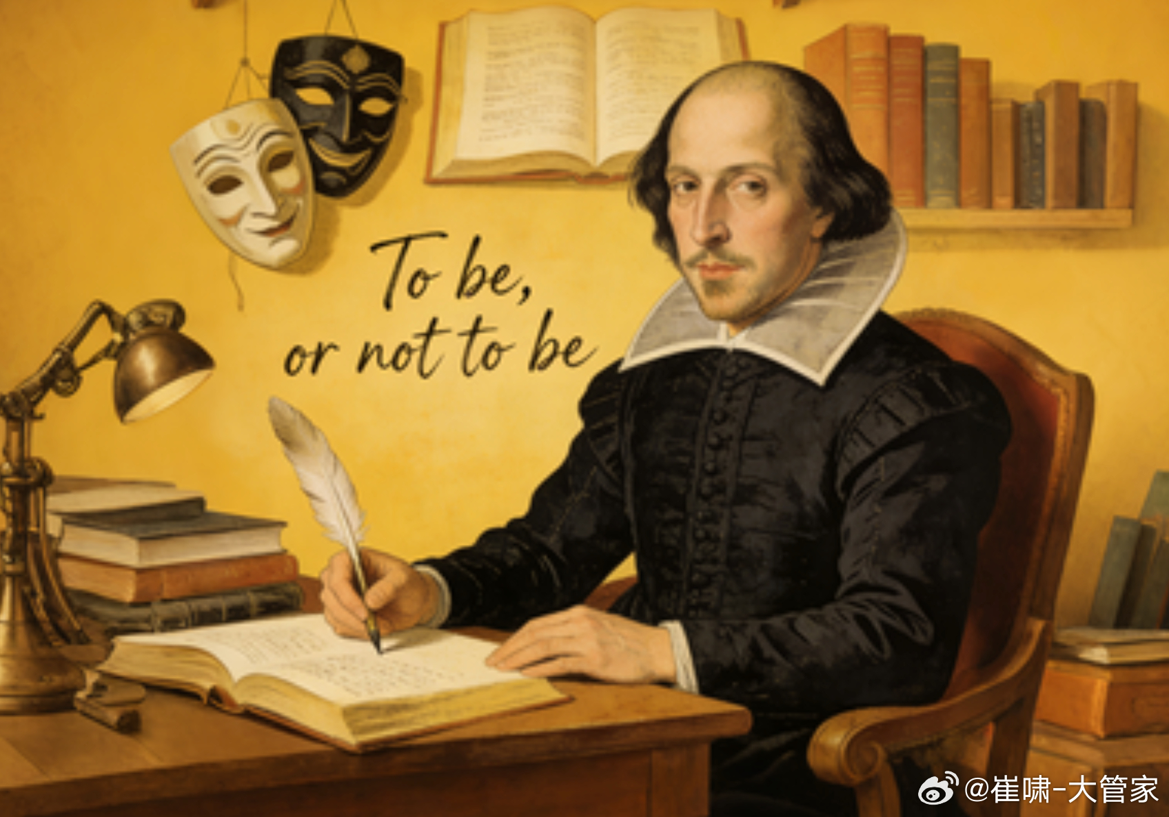 莎士比亚：To be, or not to be, that is the qu