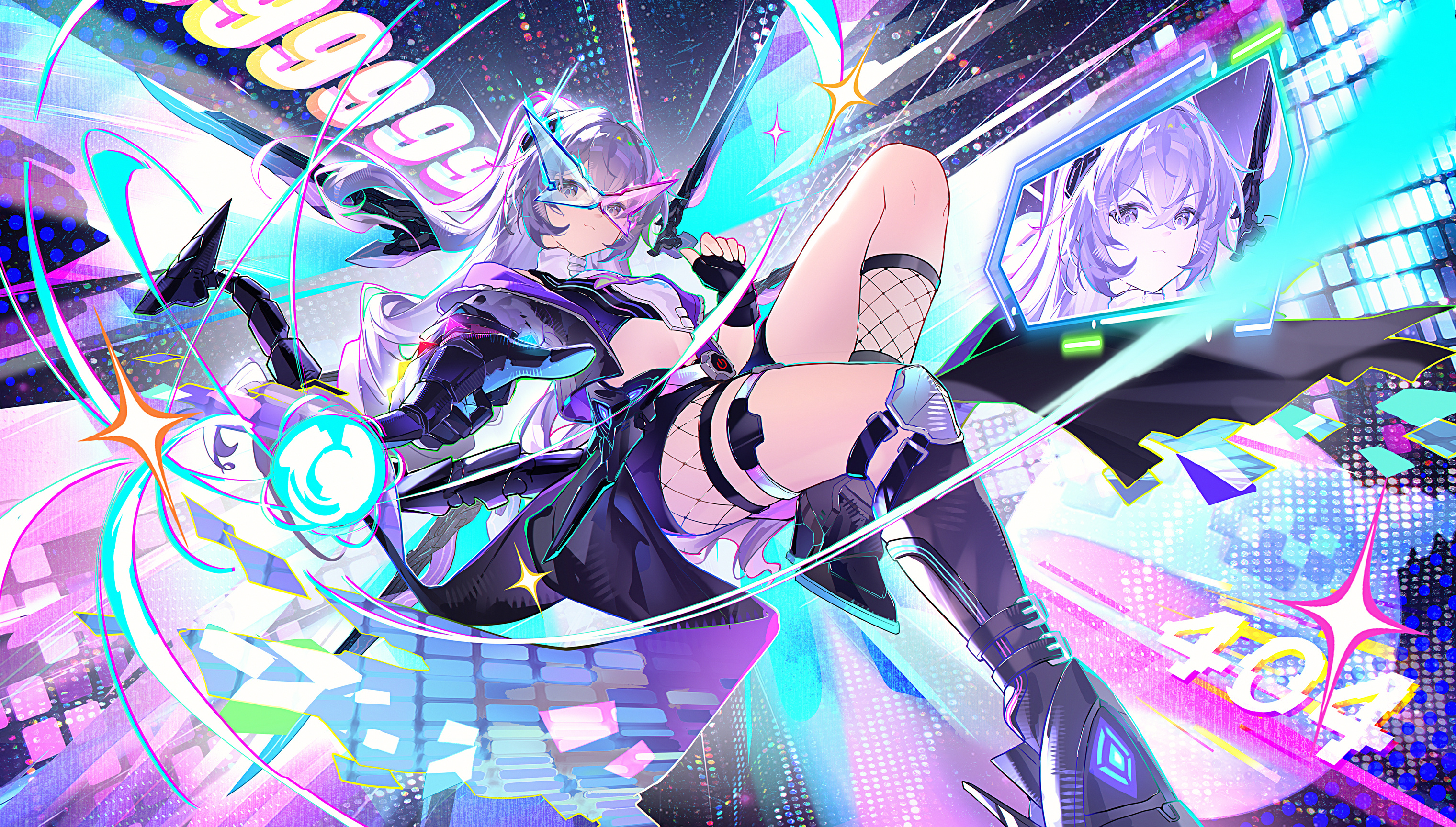 动漫[超话]银狼·画师:鱼鹅BABA ​​​