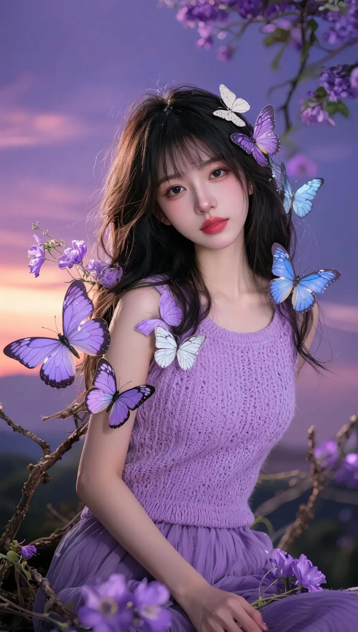 蝶梦写真 ai创作