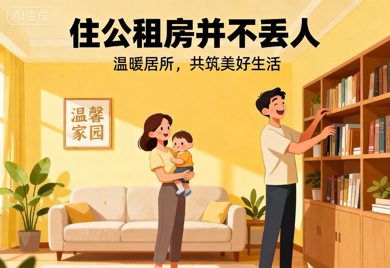 “大家住公租房会不会觉得丢人？”有网友弱弱地问出了这一句，因为他就是住公租房，他