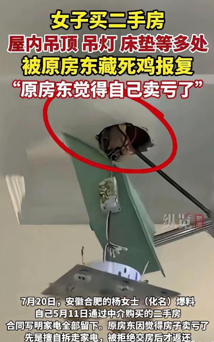 “玩不起!"安徽合肥，一女子在中介买了套二手房，合同白纸黑字写着”家电全部留下”