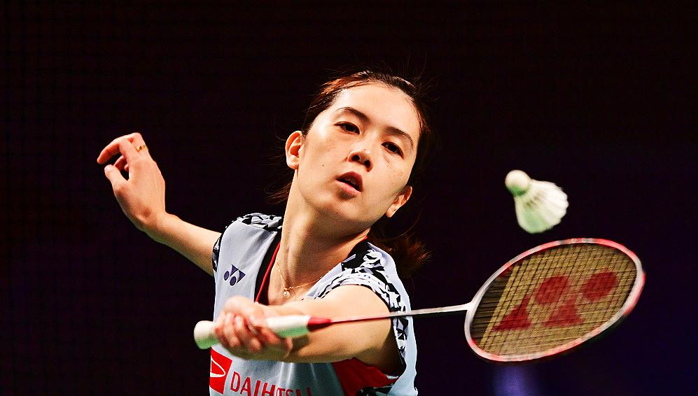 #大堀彩#亚运会羽毛球女单1/8决赛，日本选手大堀彩2-0击败了戴资颖，此前8战