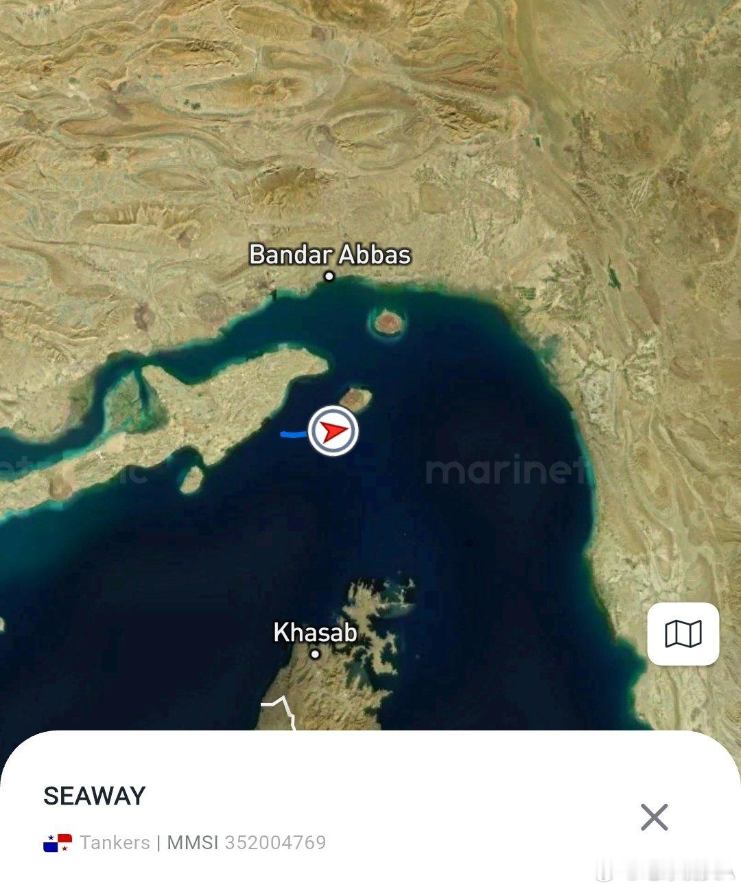 中方回应美国截停中国驶往伊朗油轮 中国籍油轮“海路号”正在穿越霍尔木兹海峡。伊朗