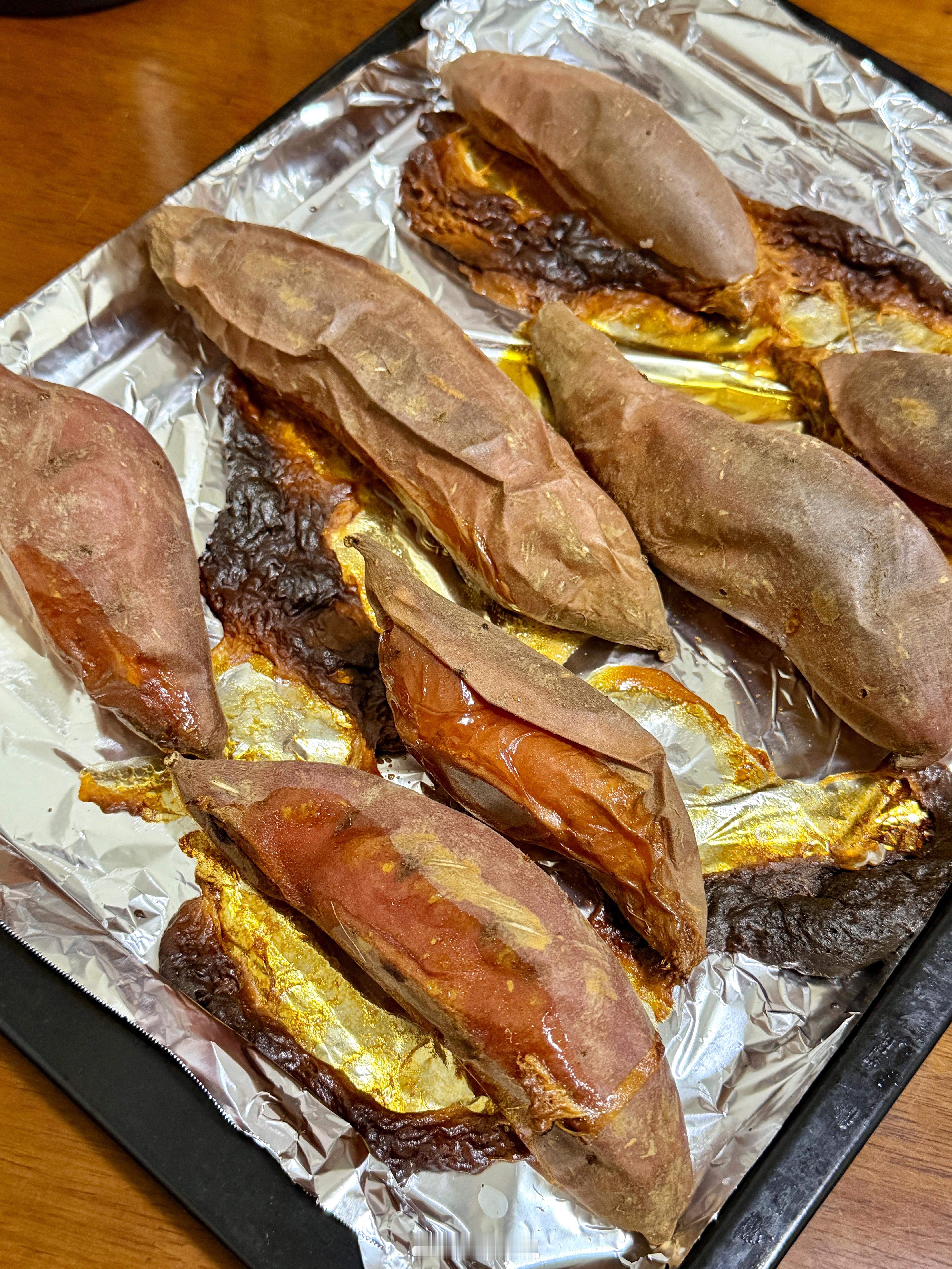 你考上清华她考上北大我烤上地瓜烤地瓜，满盘流油的烤地瓜🍠 