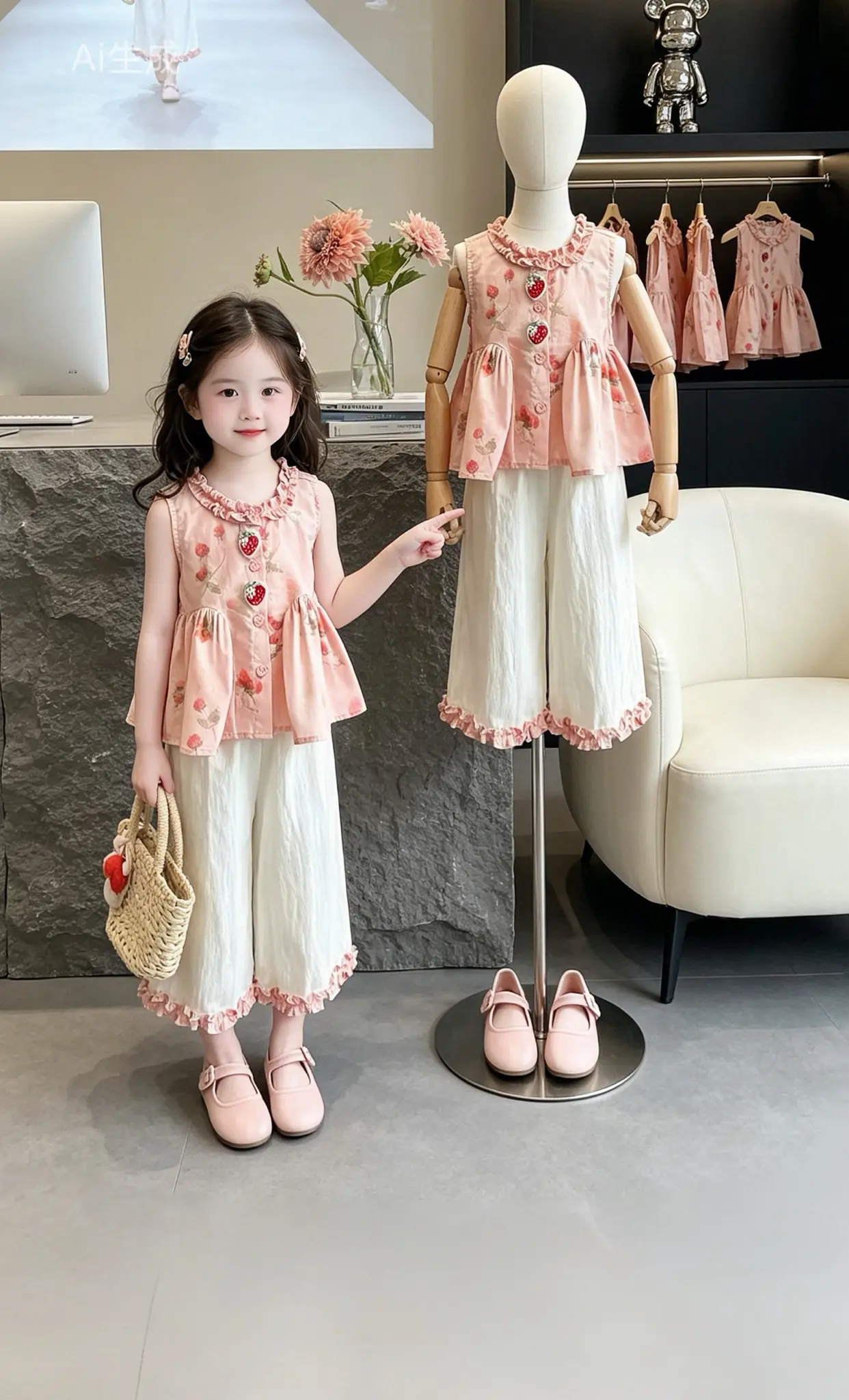 女童夏季ootd 女宝宝夏日穿搭 女儿韩系穿搭 甜美夏日童装 夏日高质量萌娃穿搭