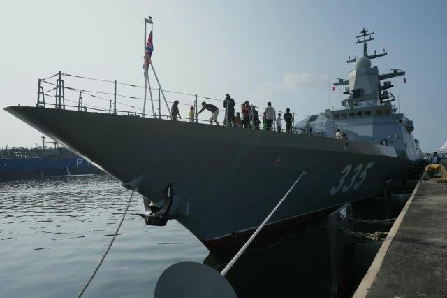 2026年3月31日，在印度尼西亚雅加达的俄罗斯海军20380型“响亮”号护卫舰