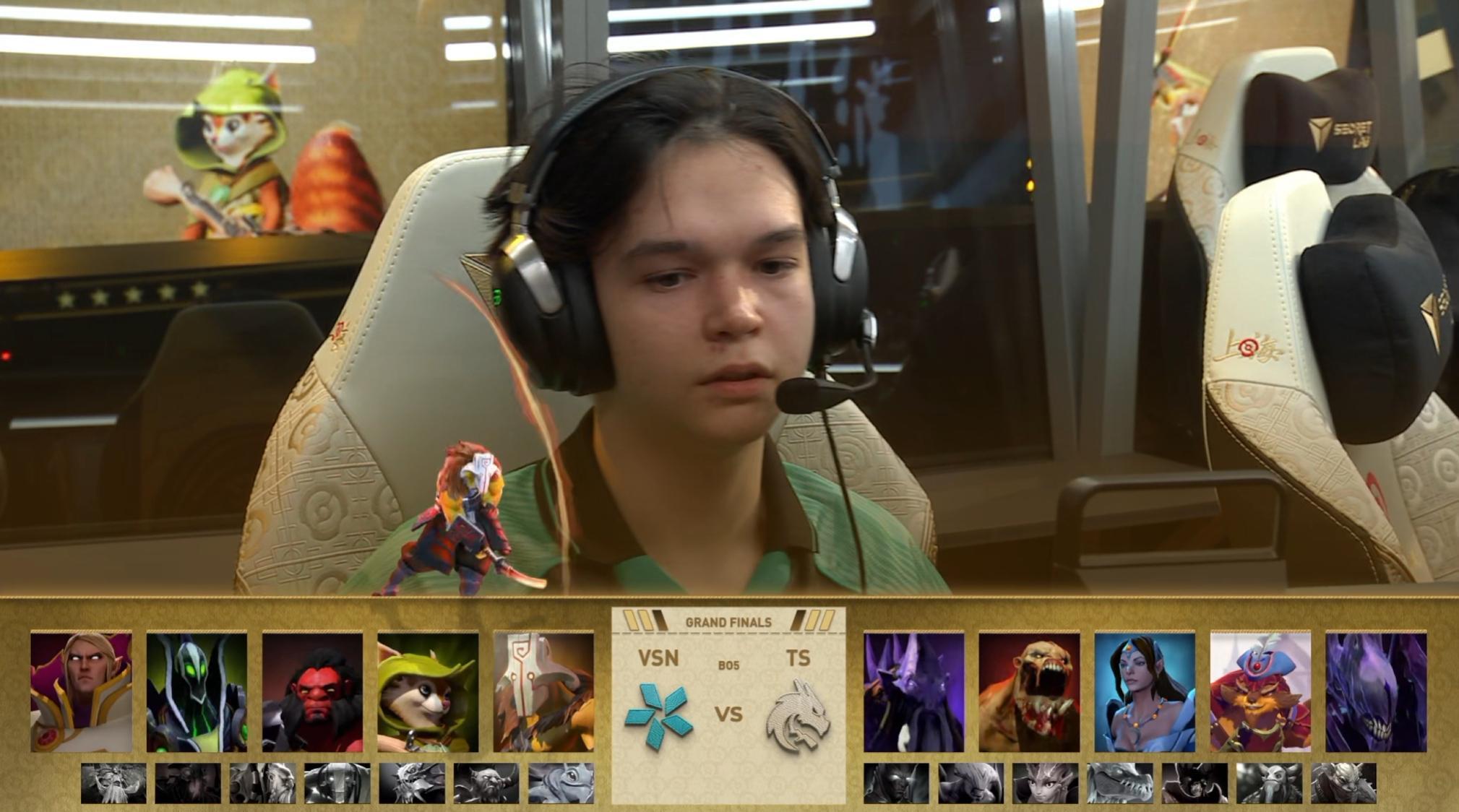 DOTA2 TI15 总决赛Vision对阵Spirit战队BO5决胜局！PV最