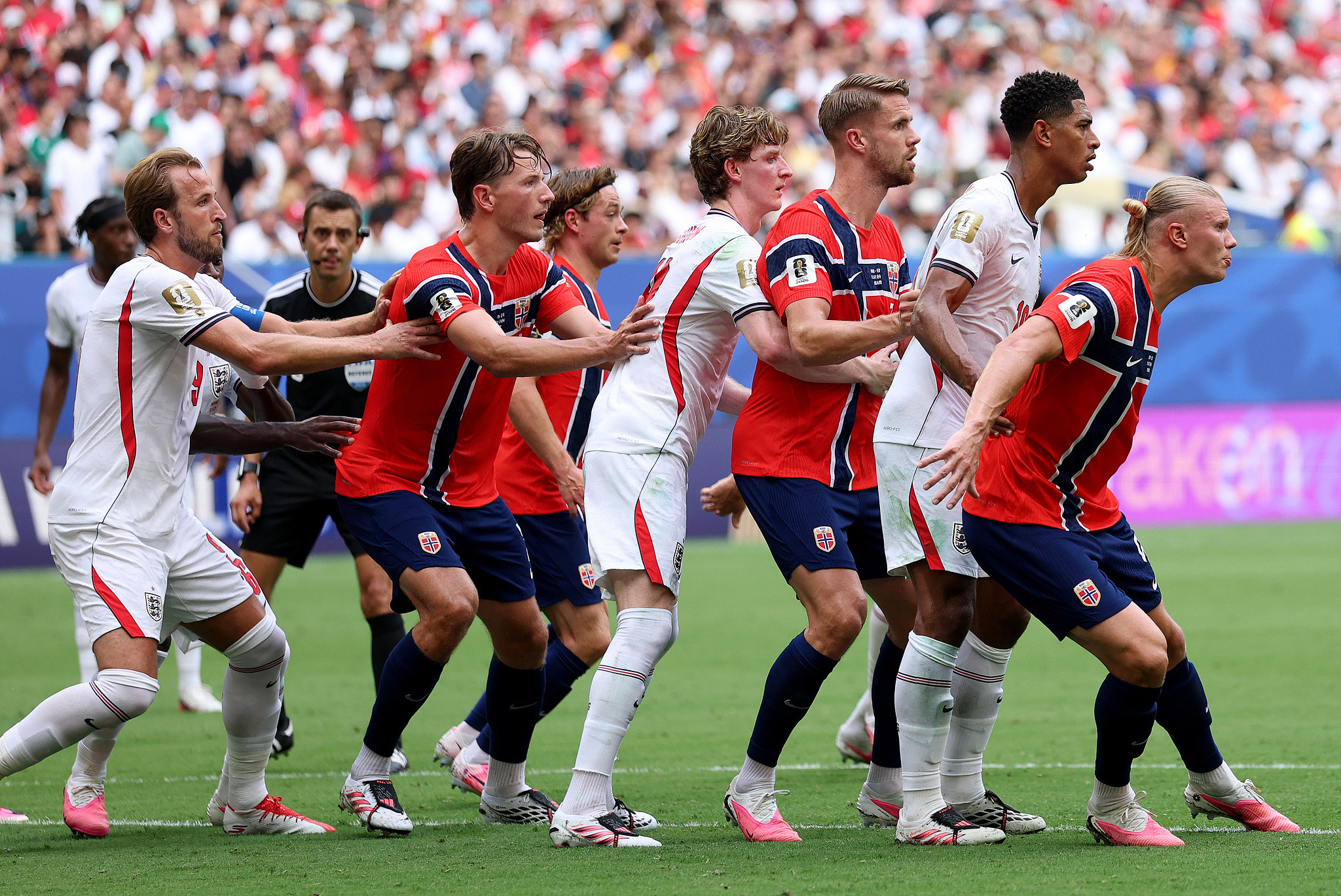 世界杯-英格兰加时2-1挪威晋级四强 贝林厄姆连场双响2026美加墨世界杯1/4
