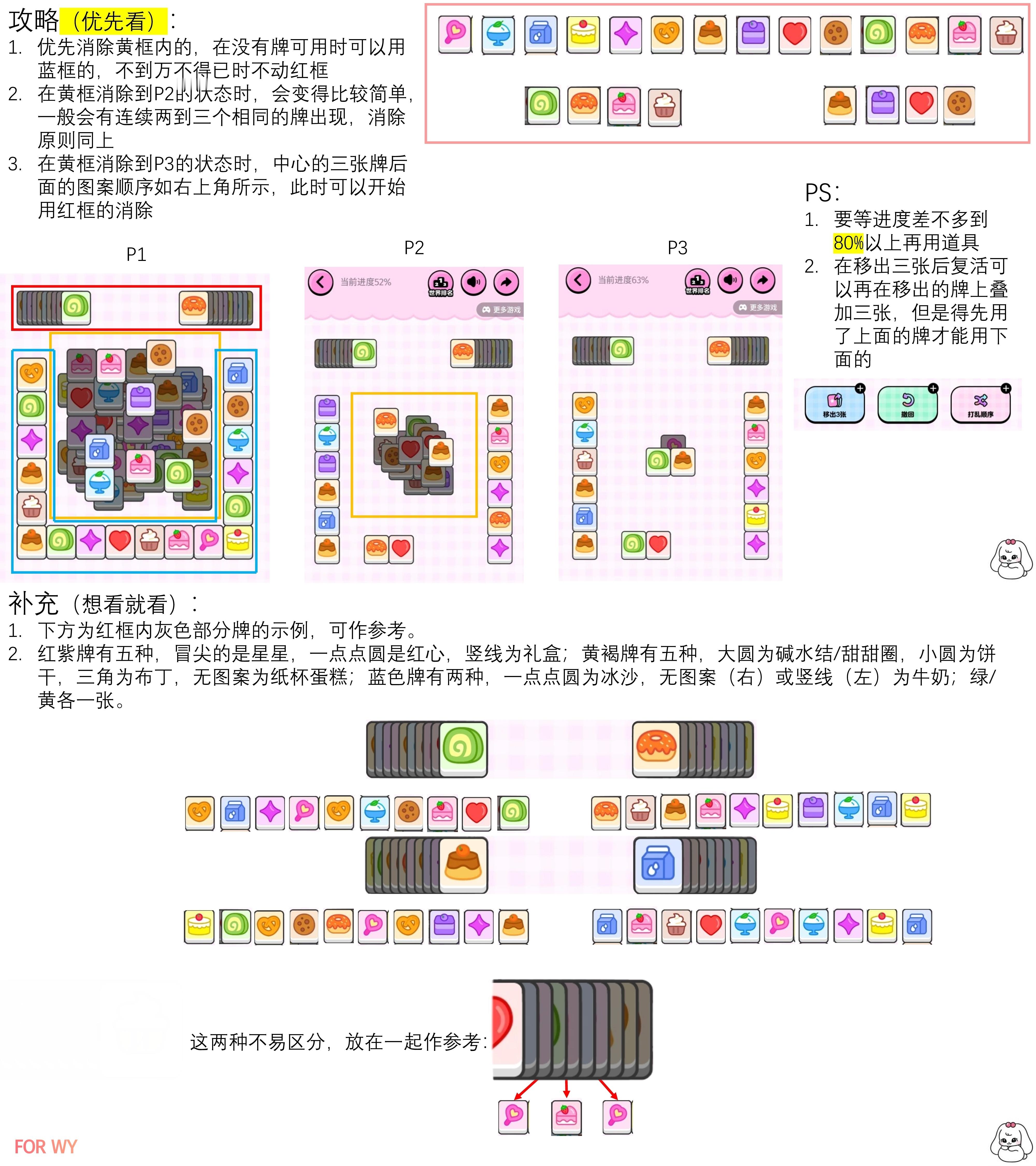【消了个消】这是我做的一个简易攻略，大家可以参考一下。欢迎补充修正。是做微店【五