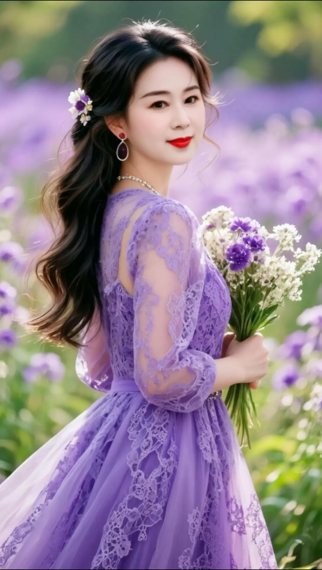 AI紫苑浪漫照 ai创作