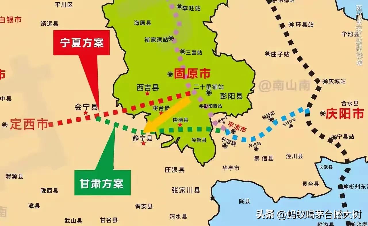 统一回复：其实这条铁路对宁夏来说需求并不是很迫切。宁夏北部的去兰州及以西方向有银