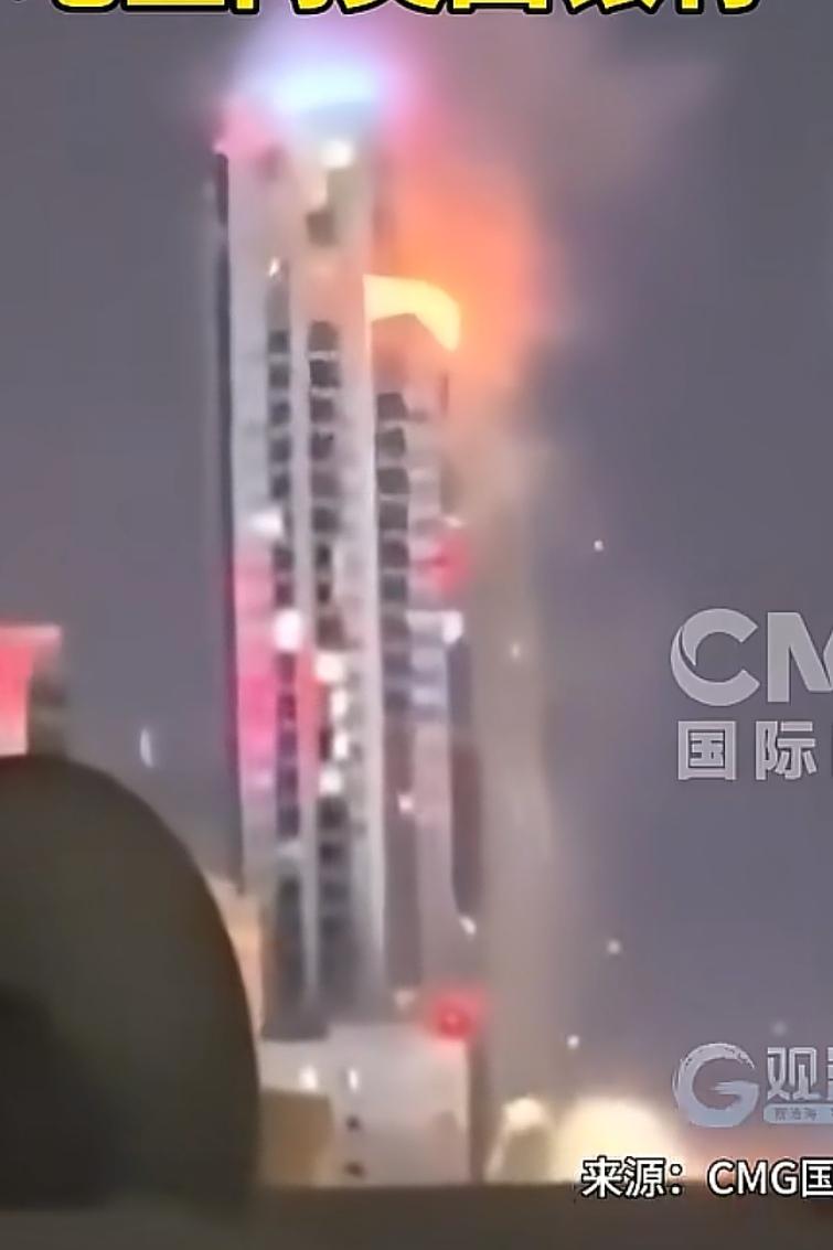 伊朗伊斯兰革命卫队称。伊朗的导弹击中了美国银行分支机构。这是3月14日的报道。伊