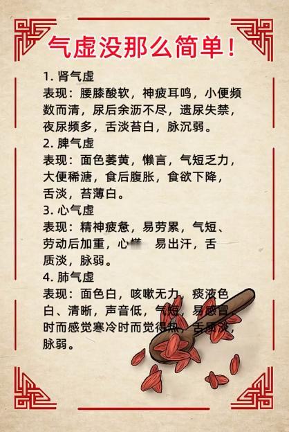 气虚没那么简单~
