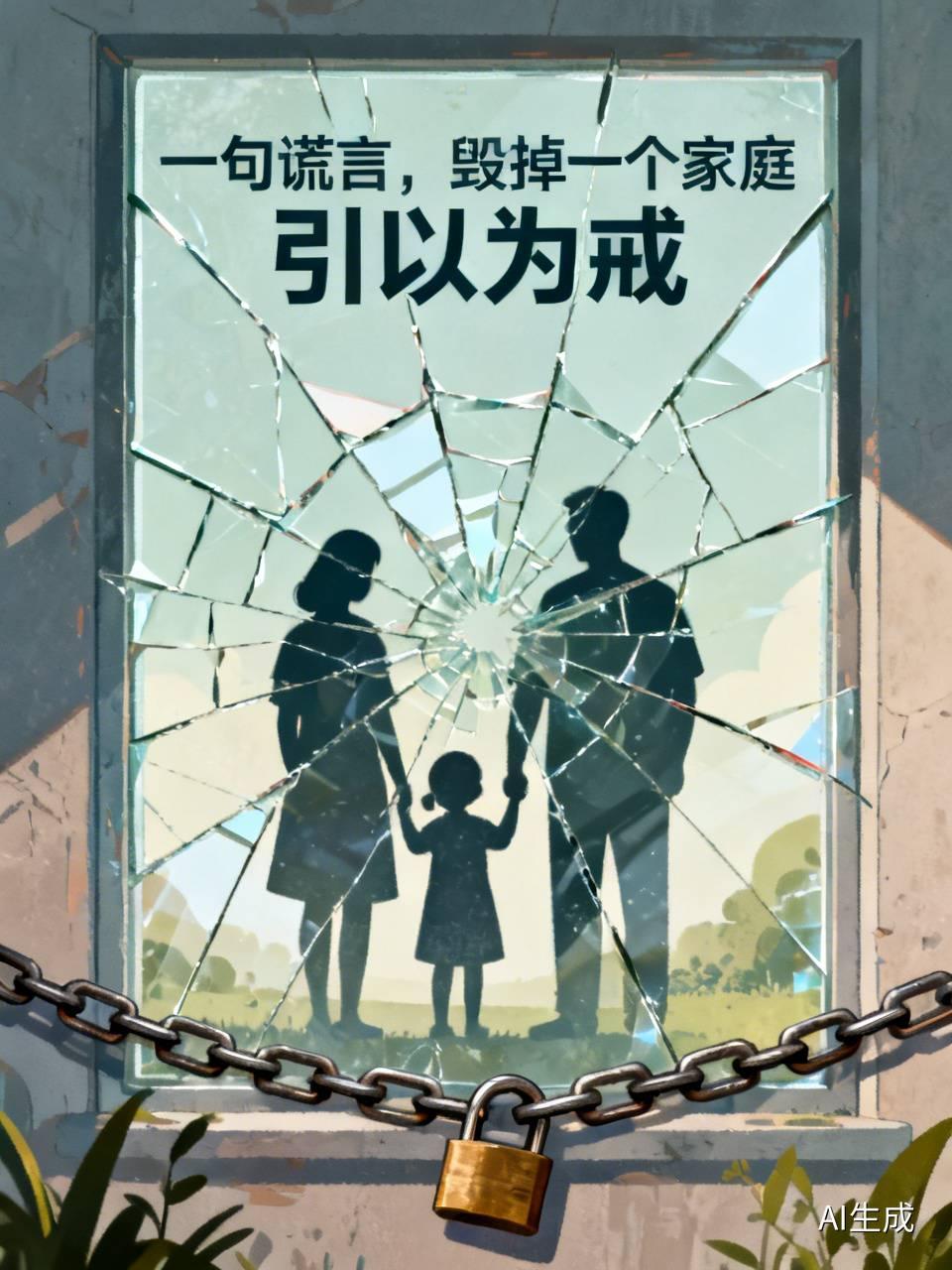 一句谎言毁掉了一个家庭，这件事所有人都该引以为戒

此前广东清远法院审理过一起令