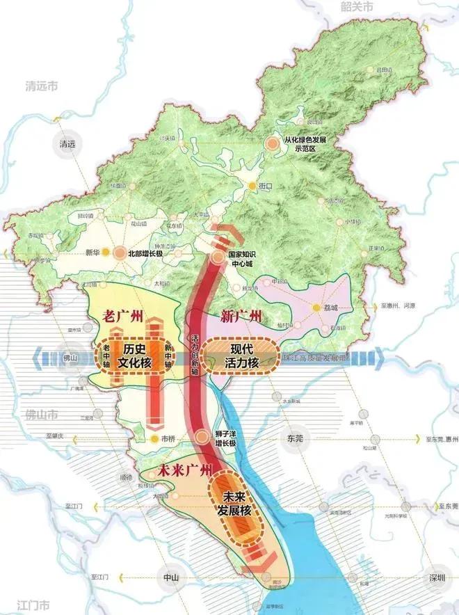 设想方案：老黄埔部分街道整建制划入天河区
一、划转范围（老黄埔核心沿江服务业板块