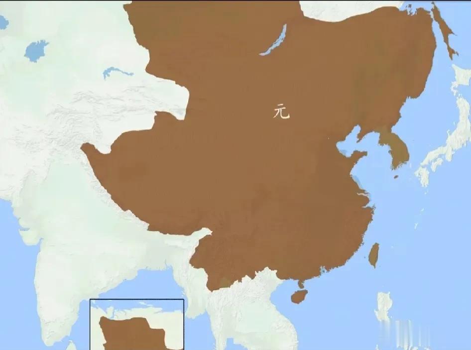 大元鼎盛疆域图