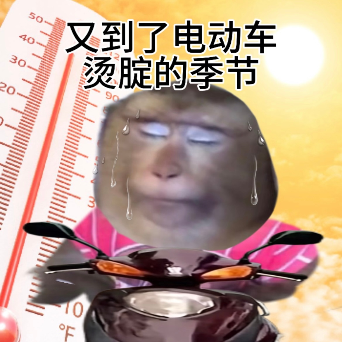 被太阳暴晒一天的电动车座椅含金量不必多言 