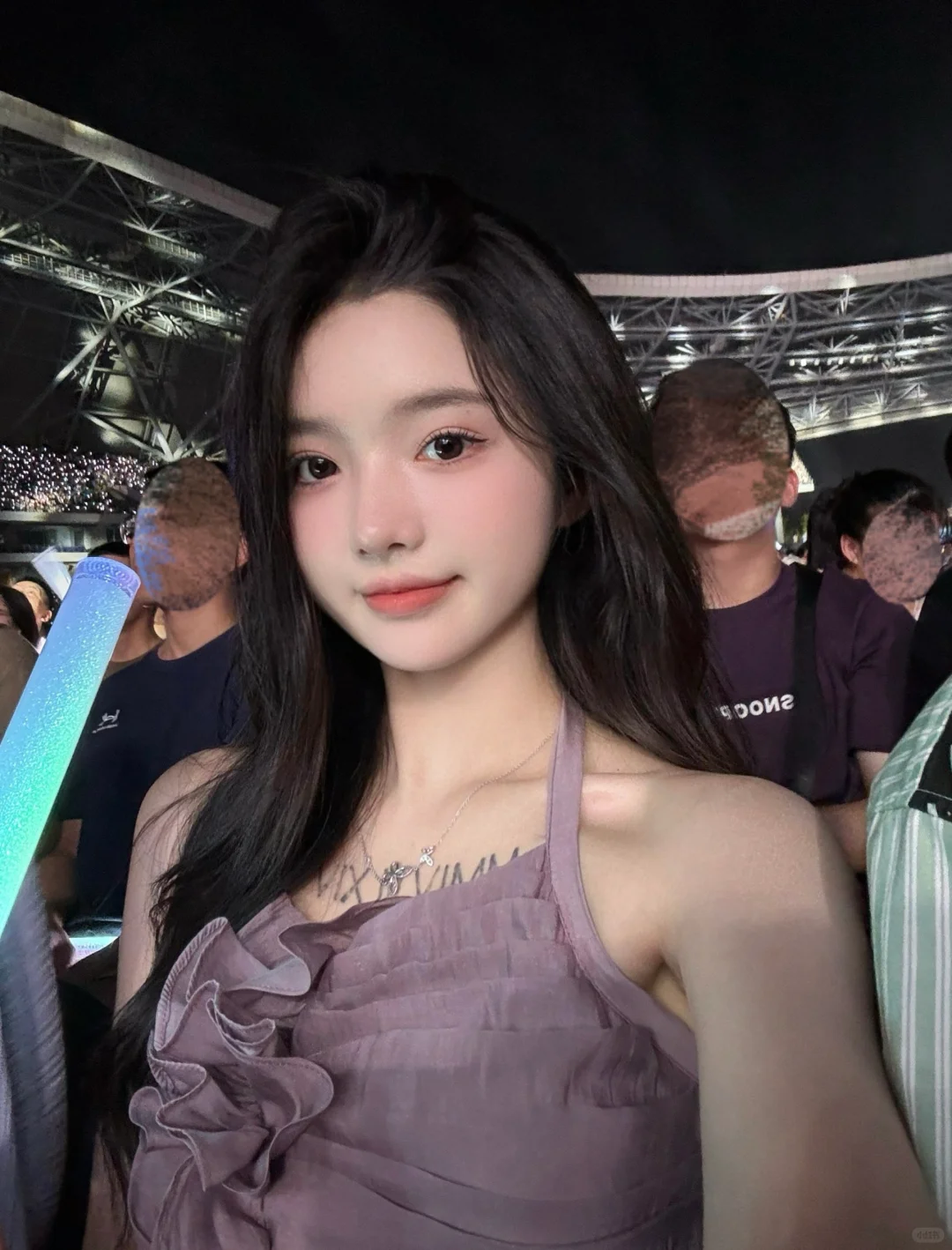 妹妹说紫色很有韵味