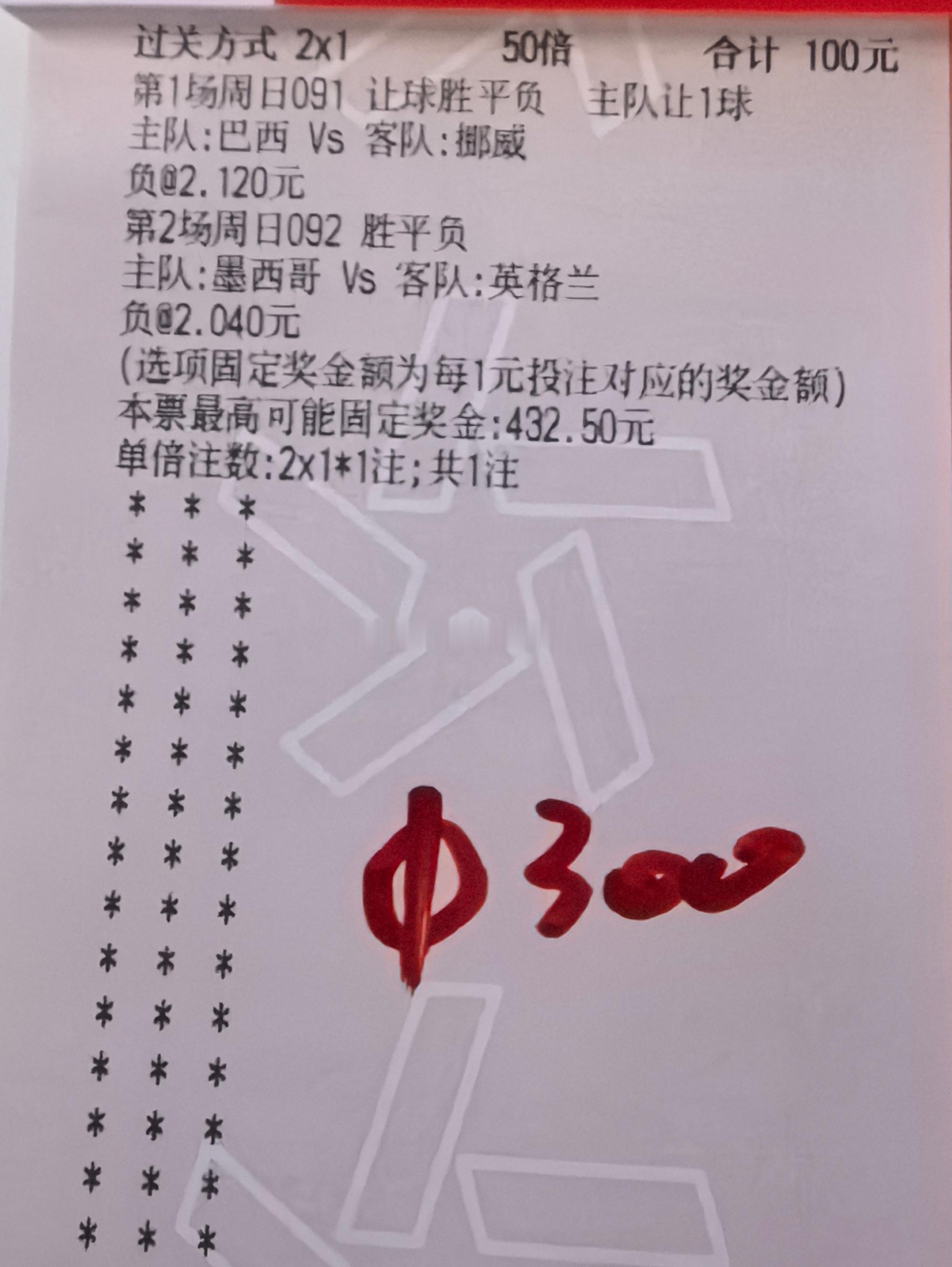 今日世界杯 分享:091   巴西vs挪威   双平  1-1  2-1  2-
