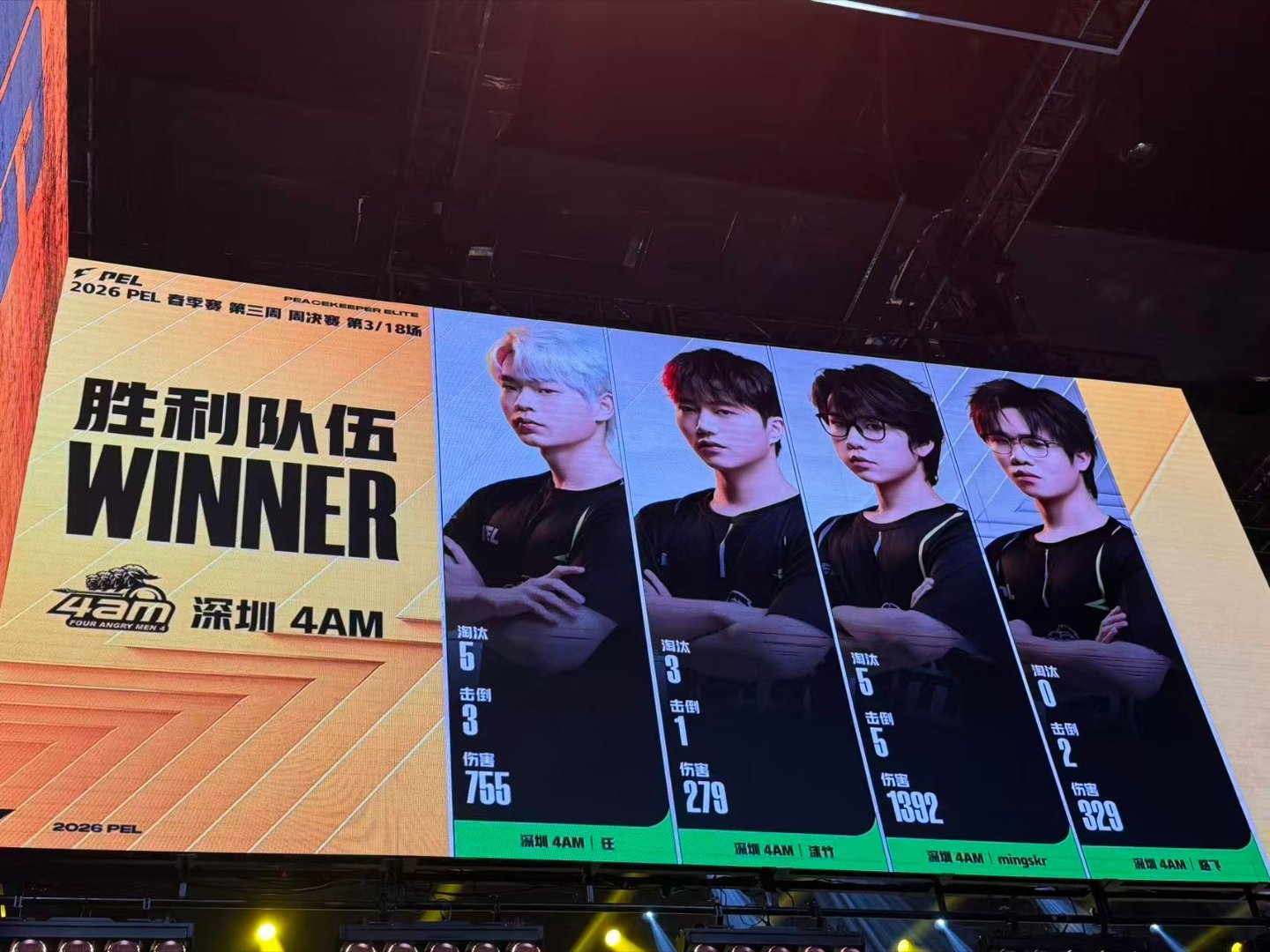 4AM单局13淘汰吃鸡第三局火力拉满！4AM单局13淘汰强势吃鸡，全员状态在线 