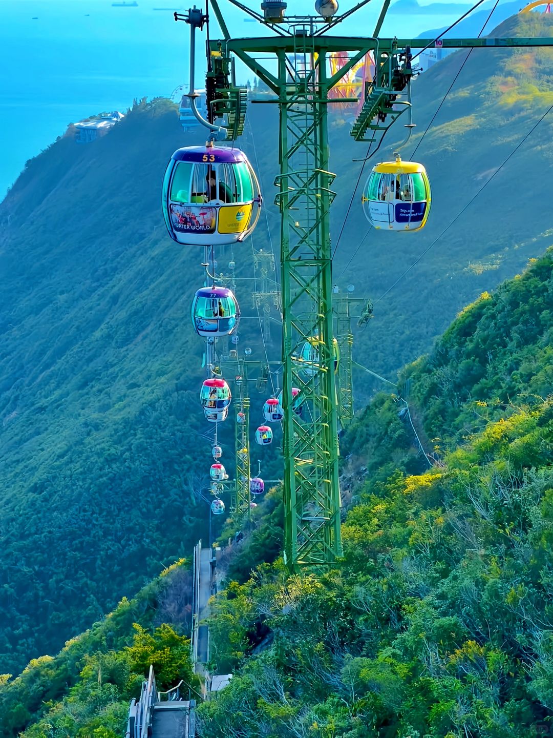 🇭🇰夏日回想｜奔赴山海的海岛缆车🚠